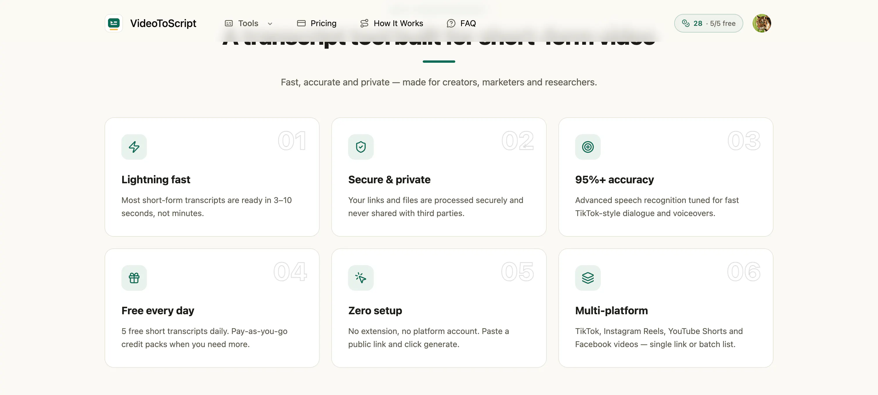 VideoToScript gallery image
