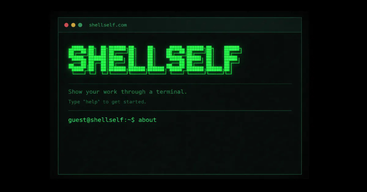 ShellSelf product banner