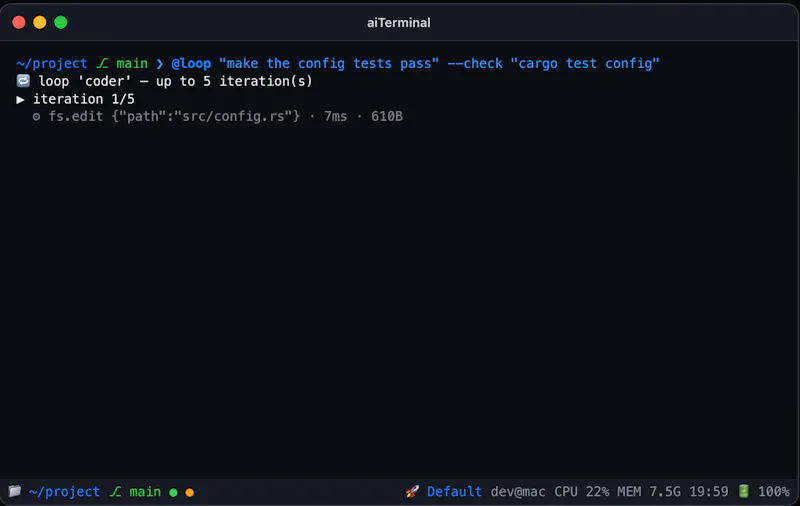 aiTerminal screenshot 1