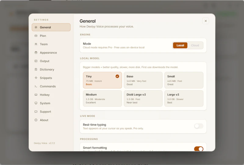 Dexlyy Voice screenshot 3