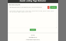 Zazzle Tags Extractor media 2