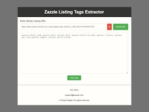 Zazzle Tags Extractor gallery image