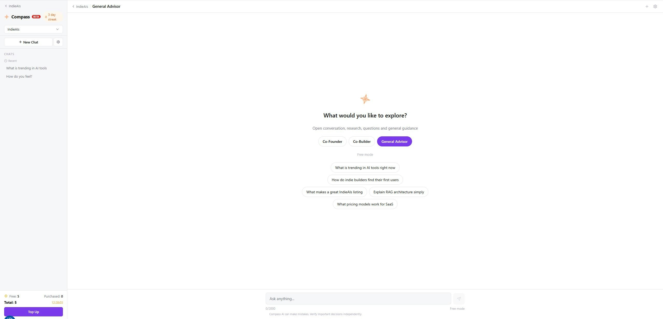 Compass AI by IndieAIs.com gallery image