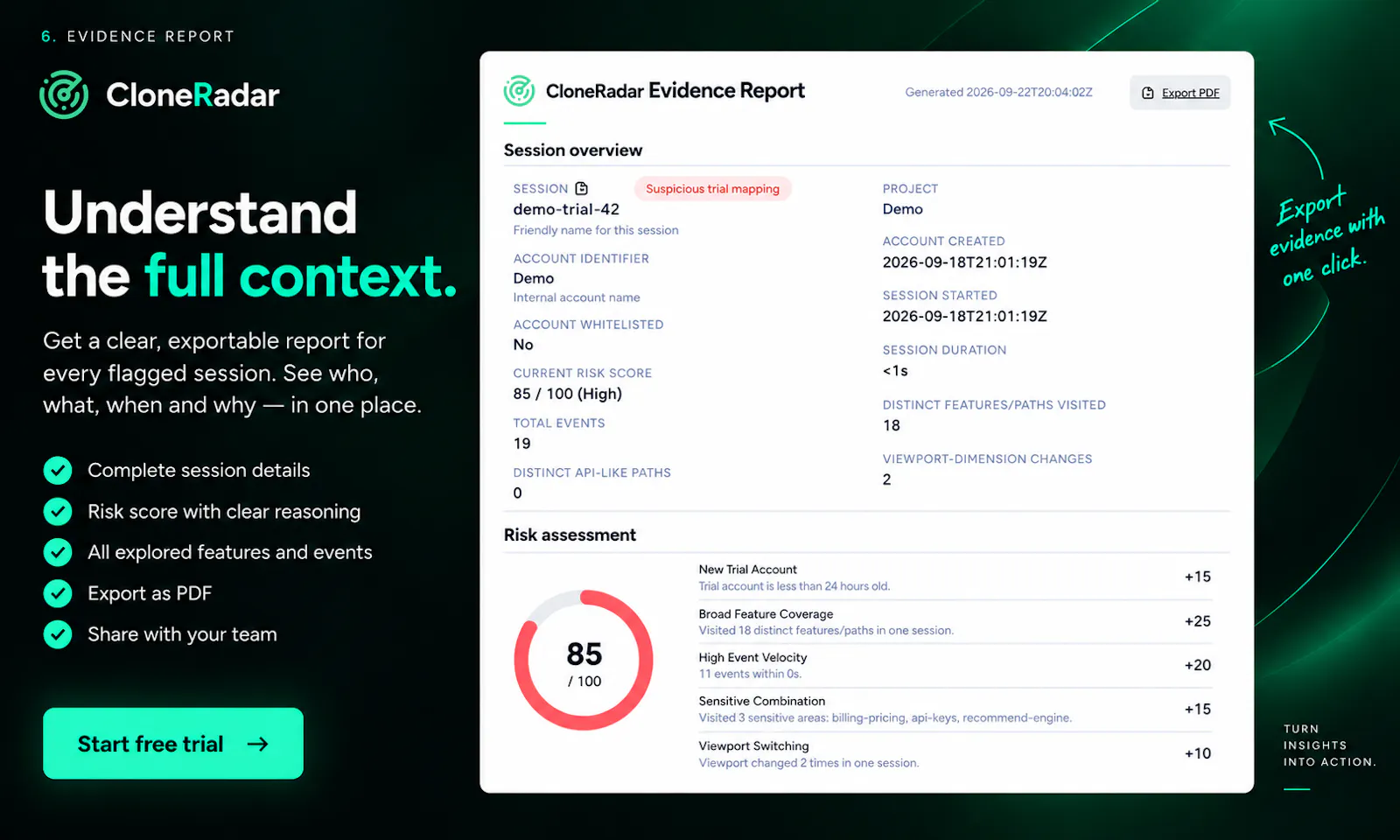 CloneRadar screenshot 3