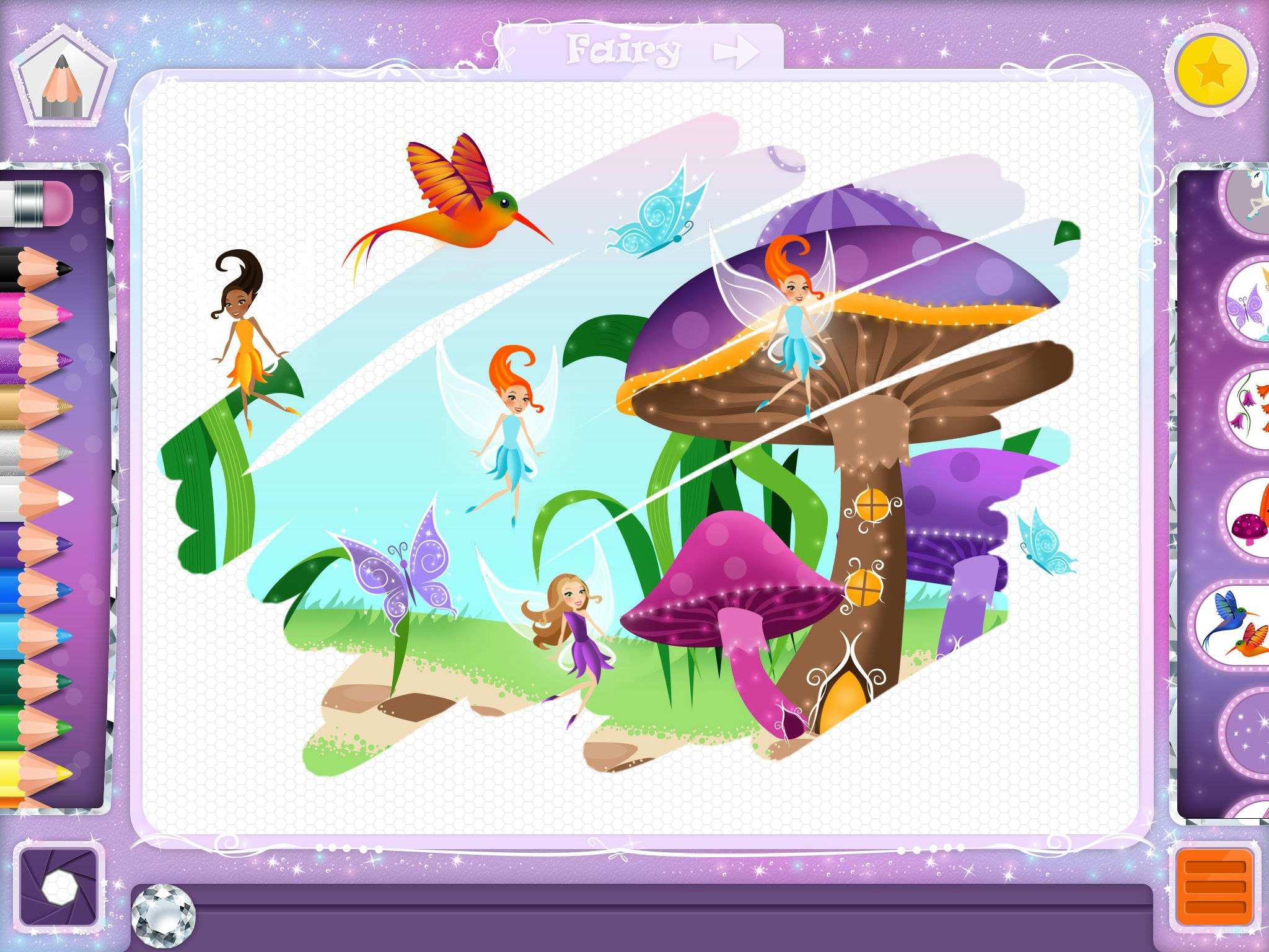 PixieDust - Drawing and Coloring App for Kids gallery image