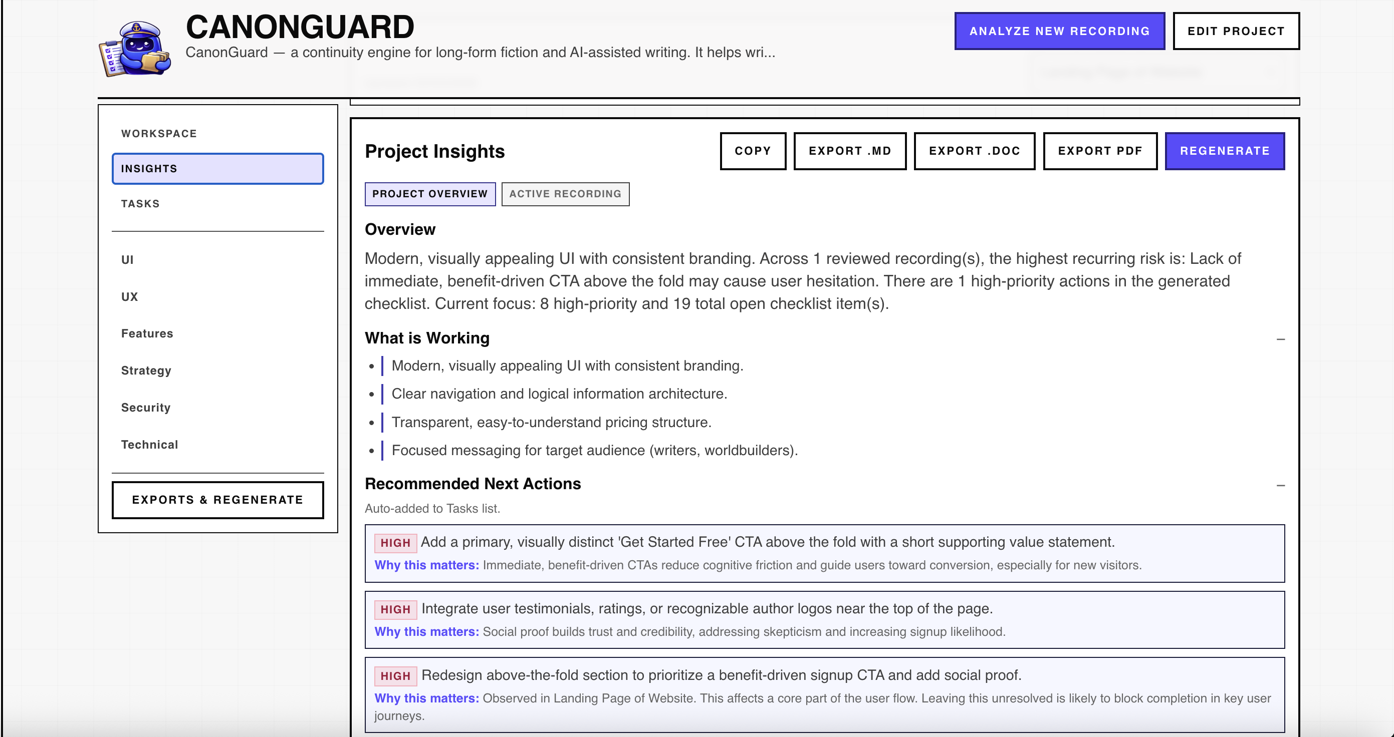 ShipShape - Main product screenshot demonstrating key features and user interface