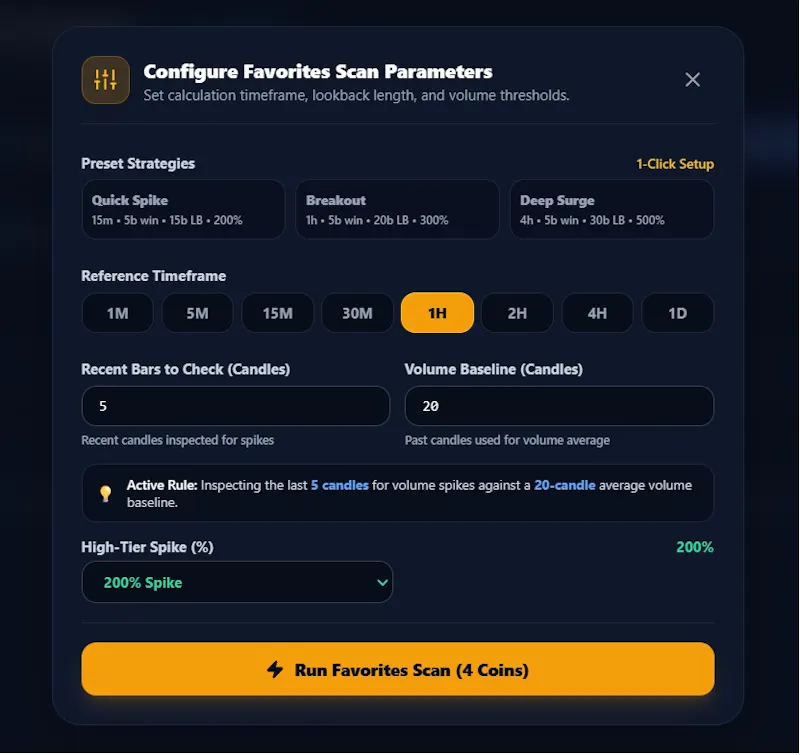 CoinSpikeRadar — Real screenshot 4