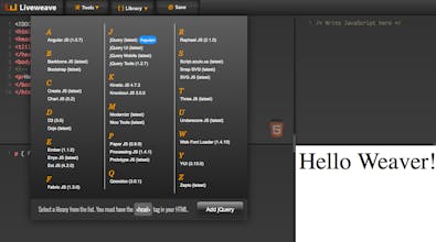 LiveWeave gallery image