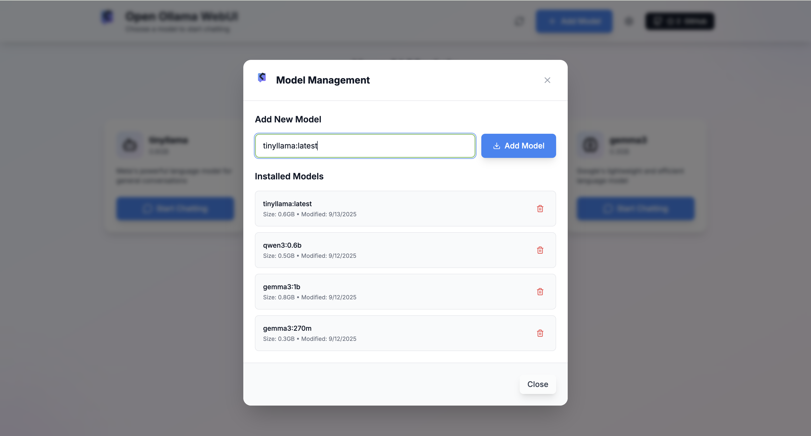 Open-ollama-webui gallery image