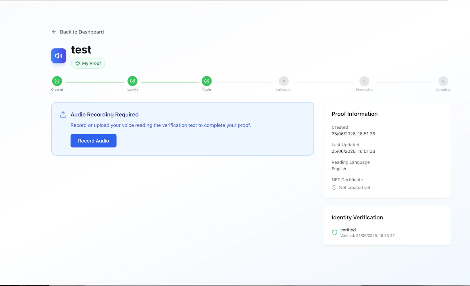 Voiceproof.ai screenshot 10