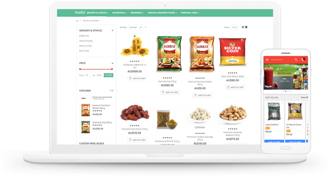 Online Grocery Mobile App