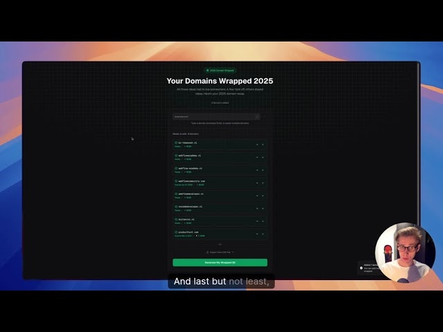 Your Domains Wrapped 2025 gallery image