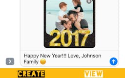 Happy New Year Photo Greeting Stickers for iMessage media 2