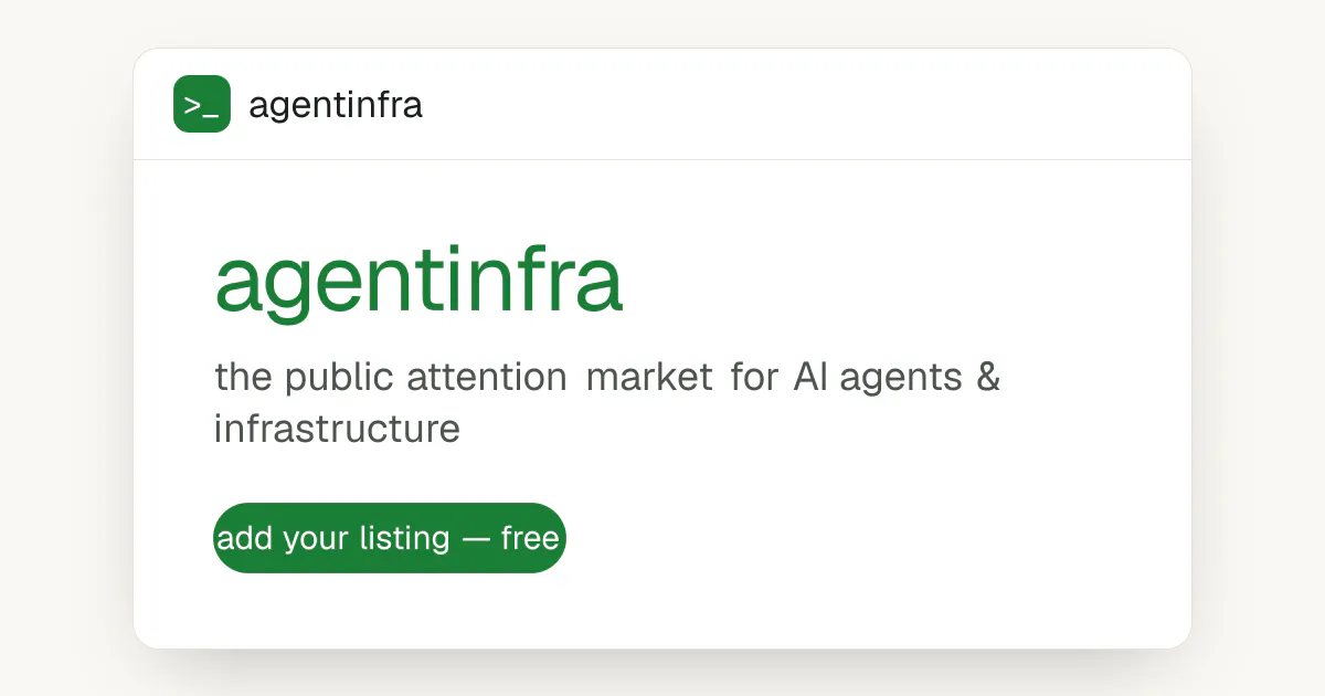 agentinfra gallery image