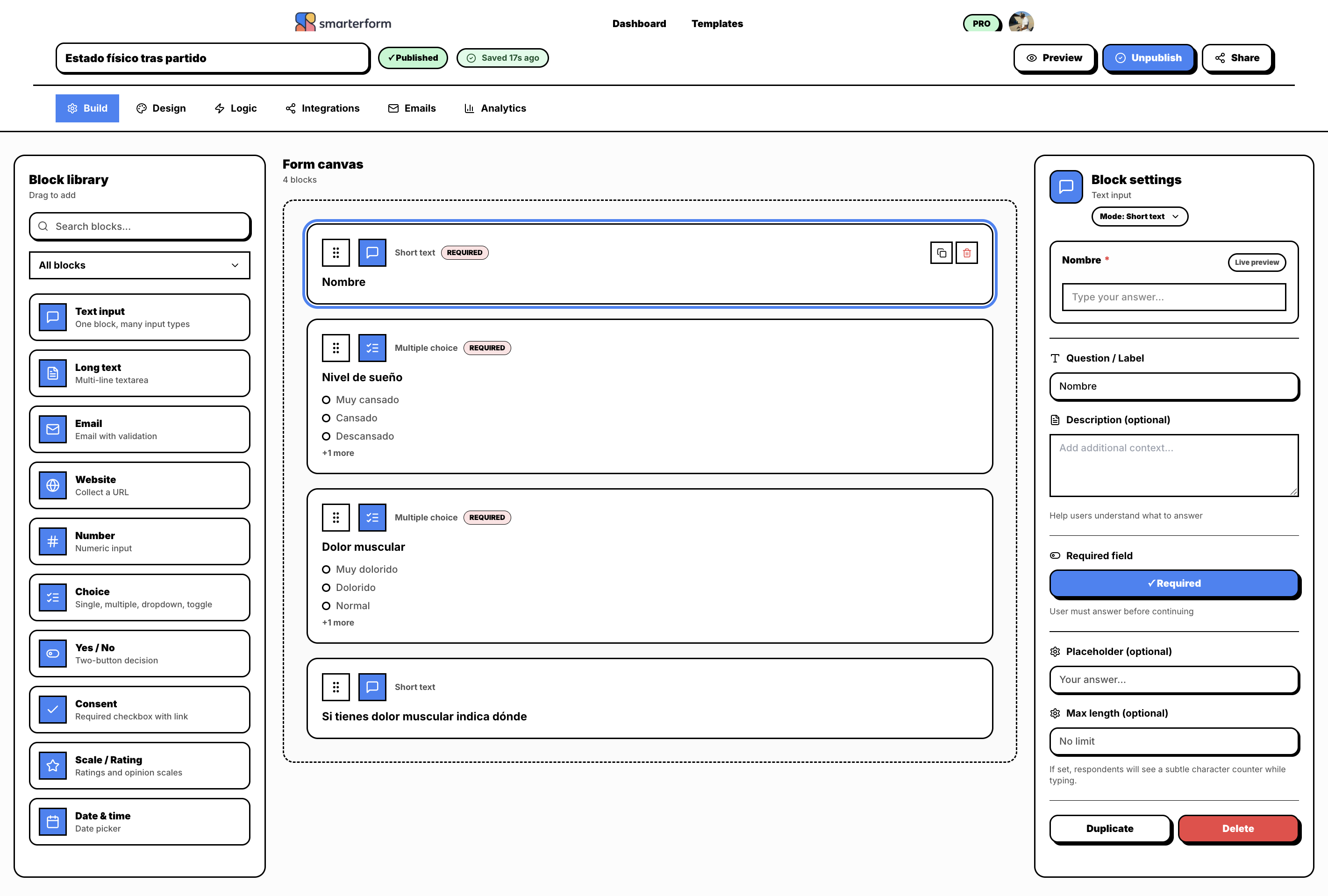 SmarterForm - Screenshot 2 showing product features and functionality