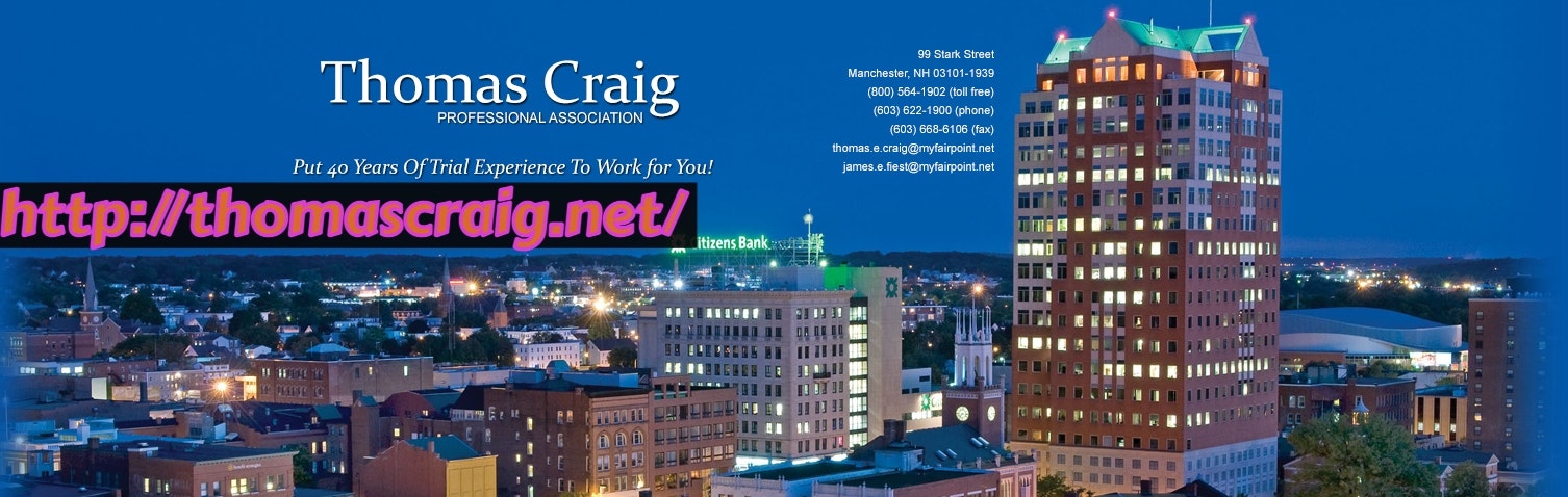 Accident and Injury lawyer Manchester NH