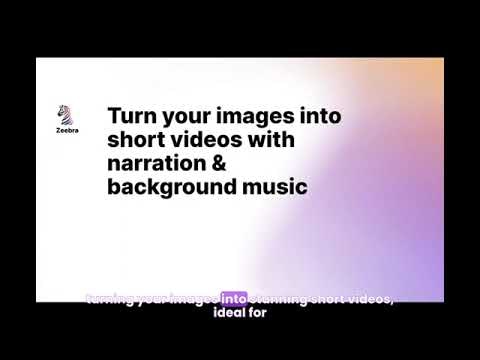 Zeebra: Images to Short Video gallery image