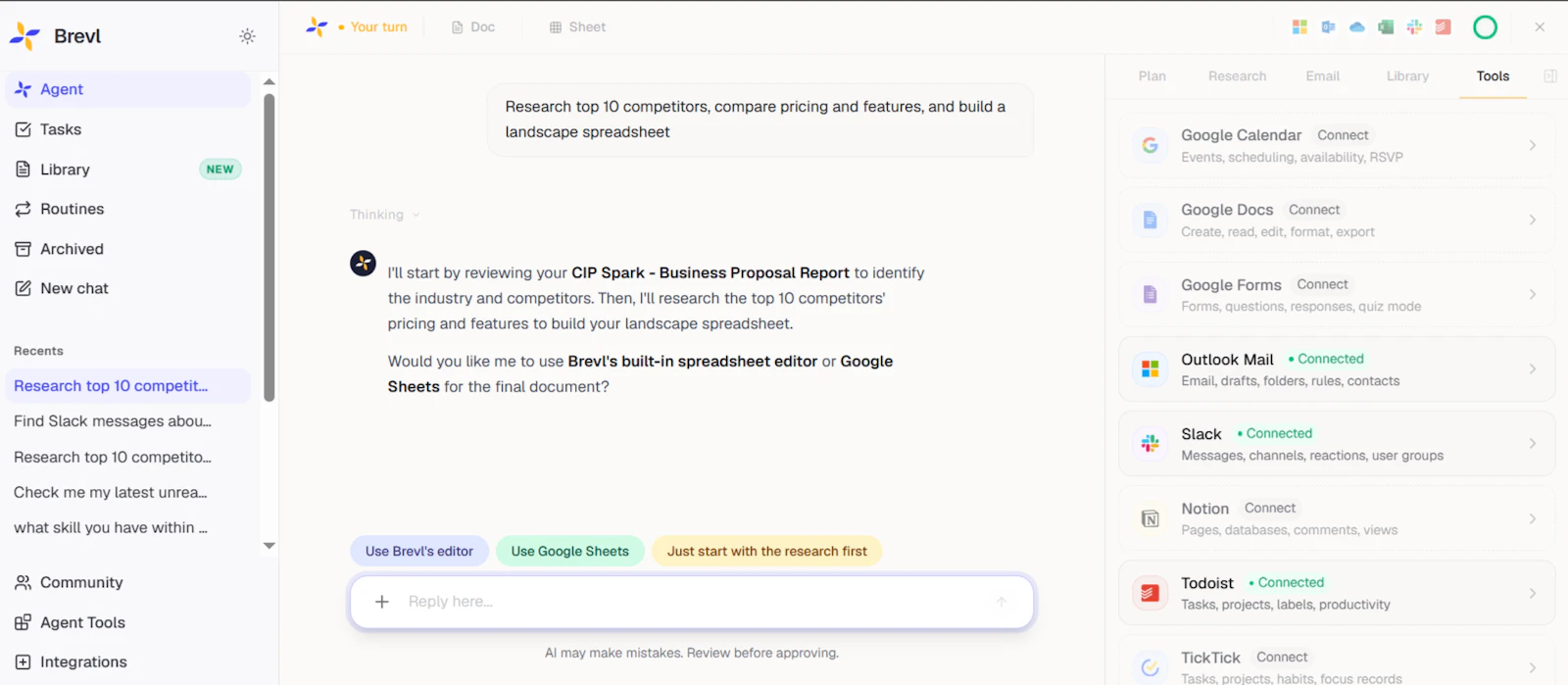 Brevl screenshot 3
