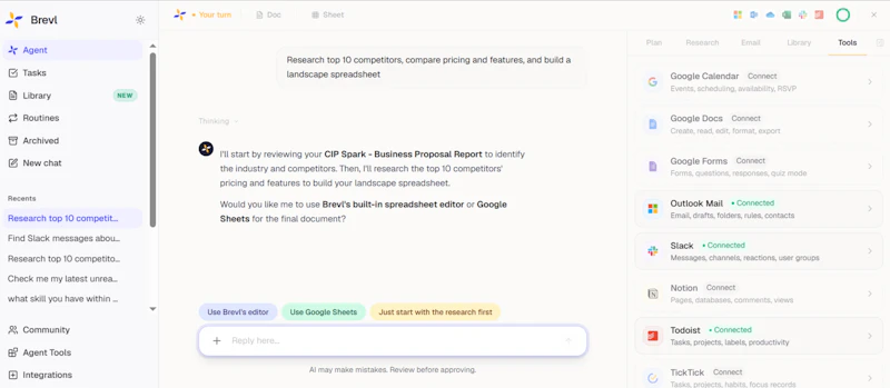 Brevl screenshot 3
