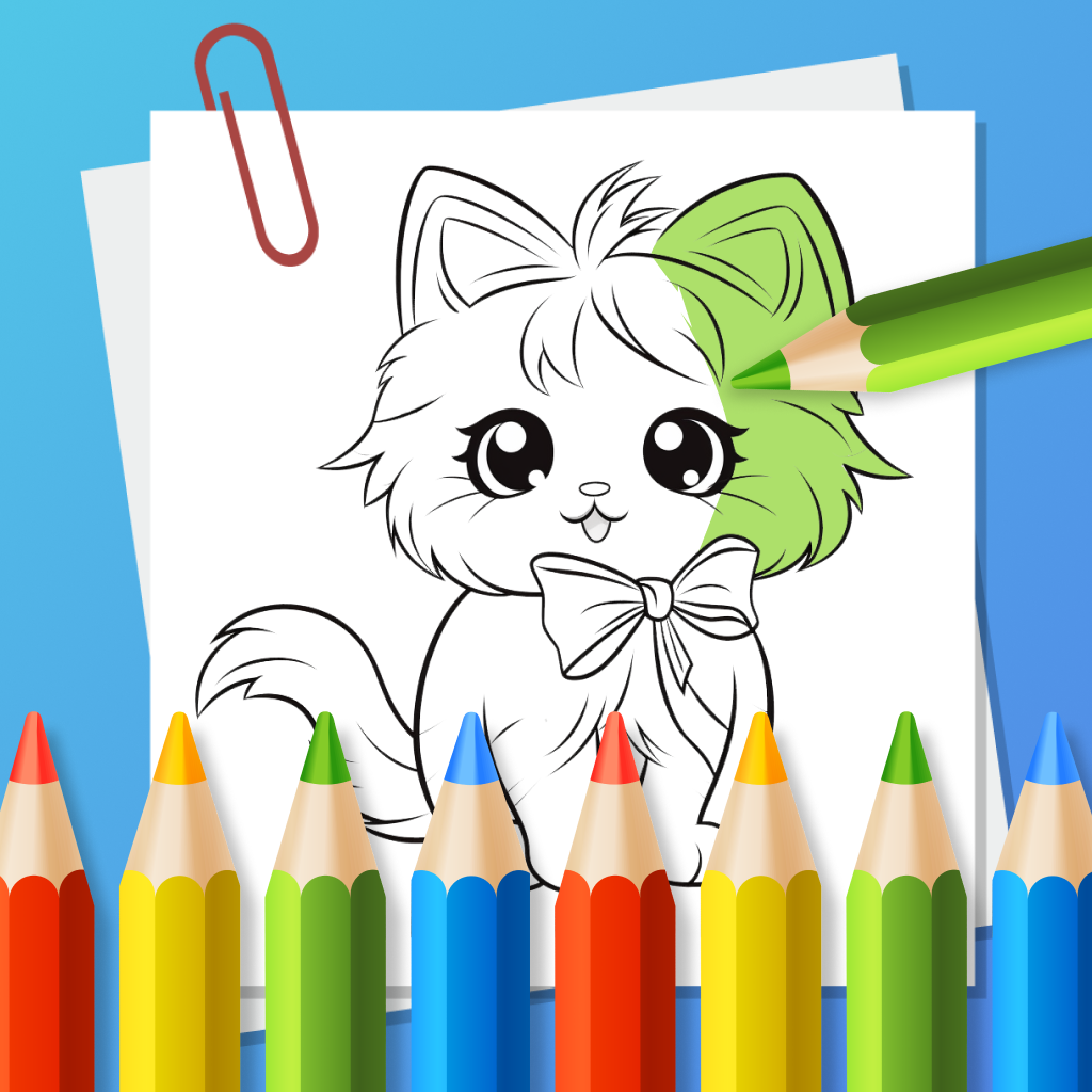 Coloring Book : Sketch & Paint logo