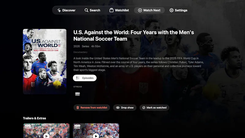 WatchQueue- Watchlist for Apple TV screenshot 3