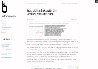 Similarity bookmarklet gallery image