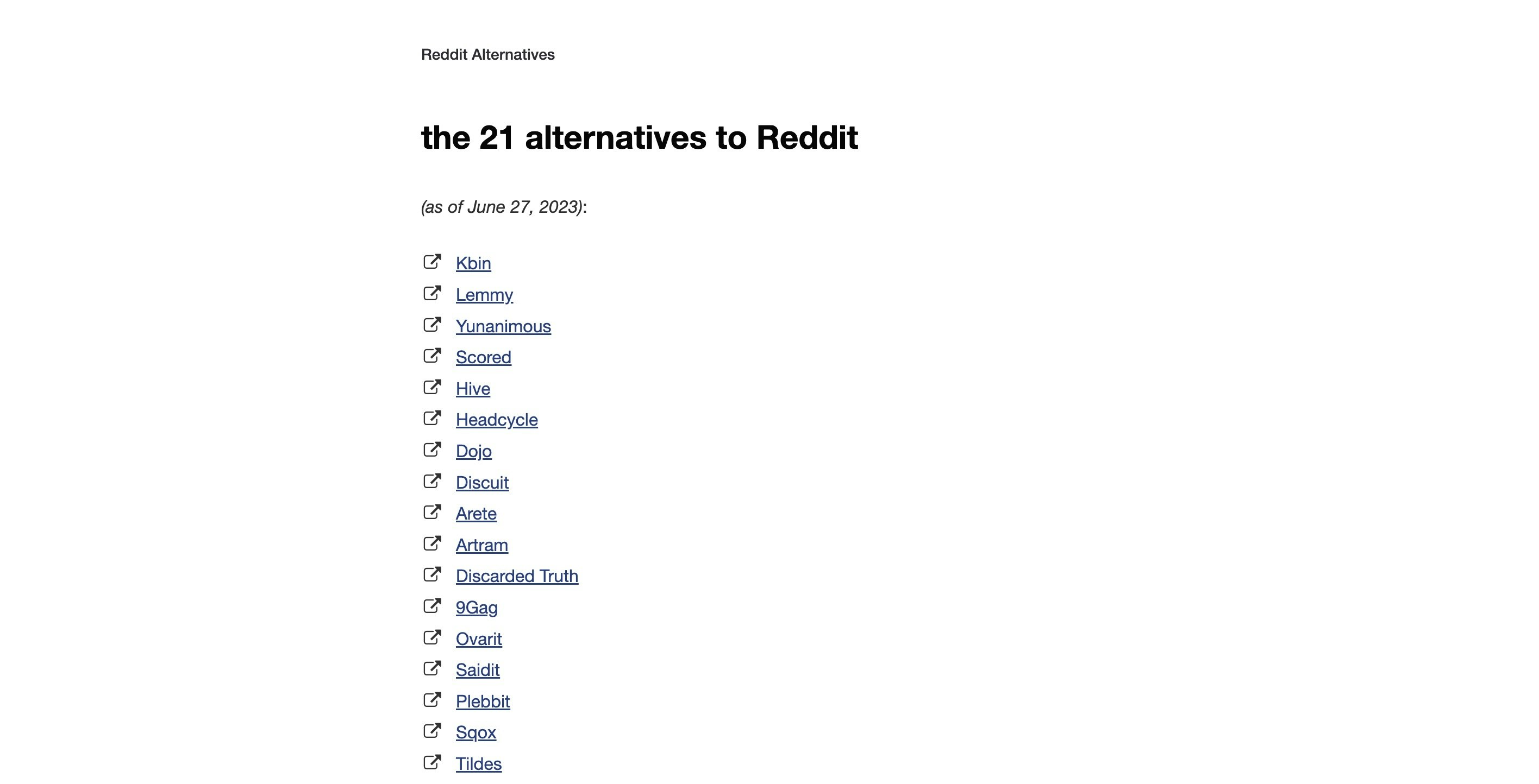 Reddit Alternatives gallery image