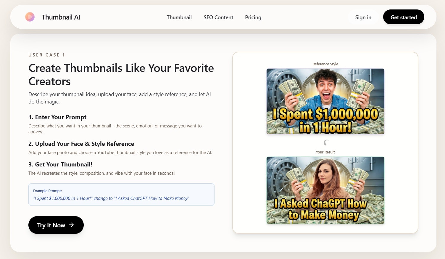 Thumbnail AI gallery image