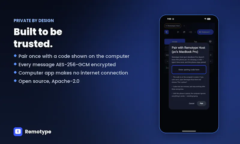 Remotype screenshot 2