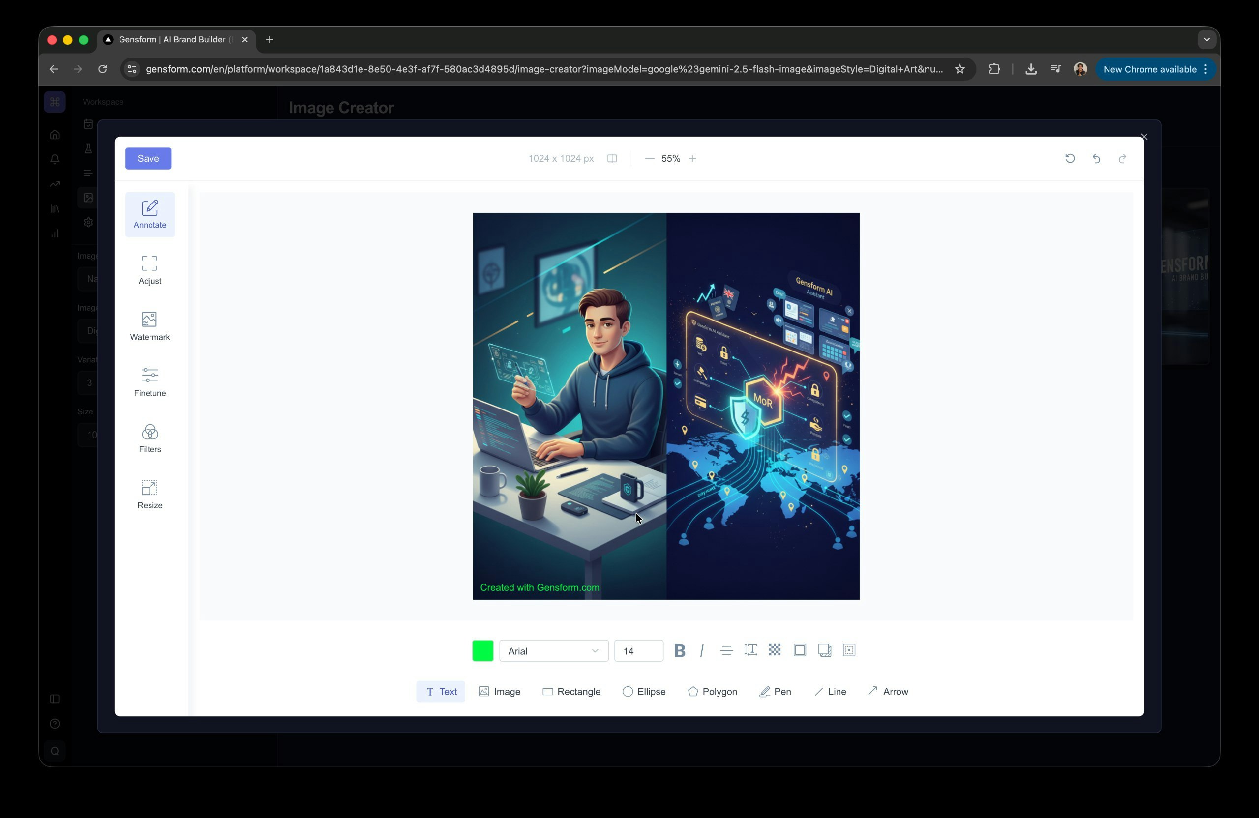 Gensform | AI Brand Builder (Beta) gallery image
