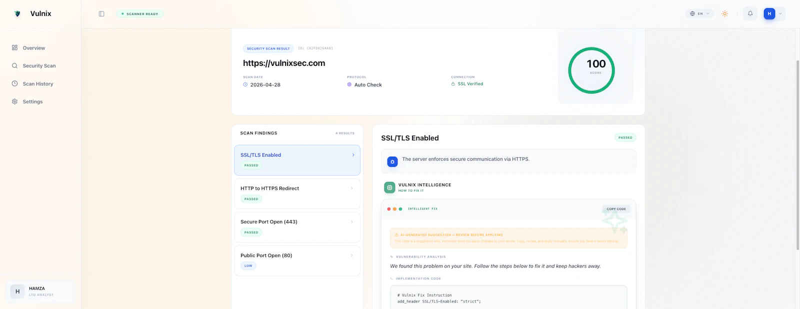 VulnixSec screenshot 5