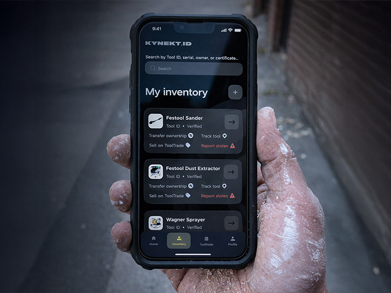 KYNEKT APP - Screenshot 2 showing product features and functionality