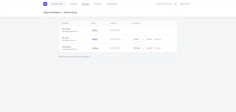 Laravel Multi-Tenant SaaS Starter Kit screenshot 5