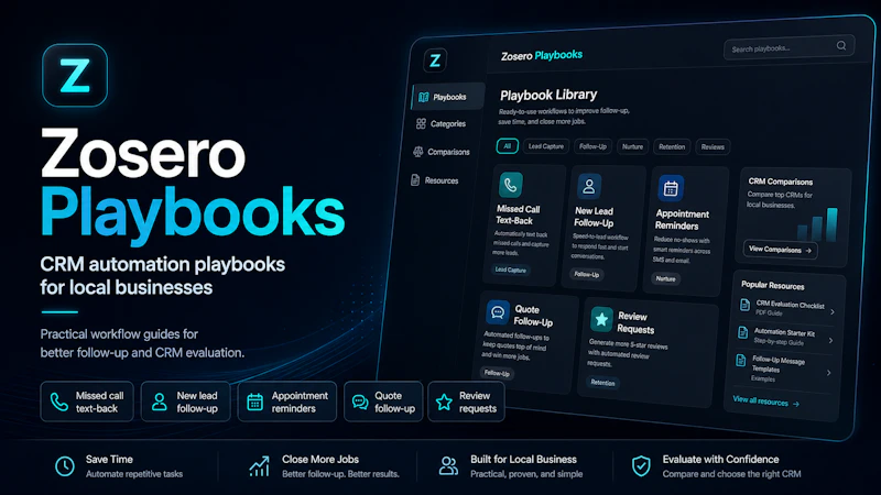 Zosero Playbooks screenshot 1
