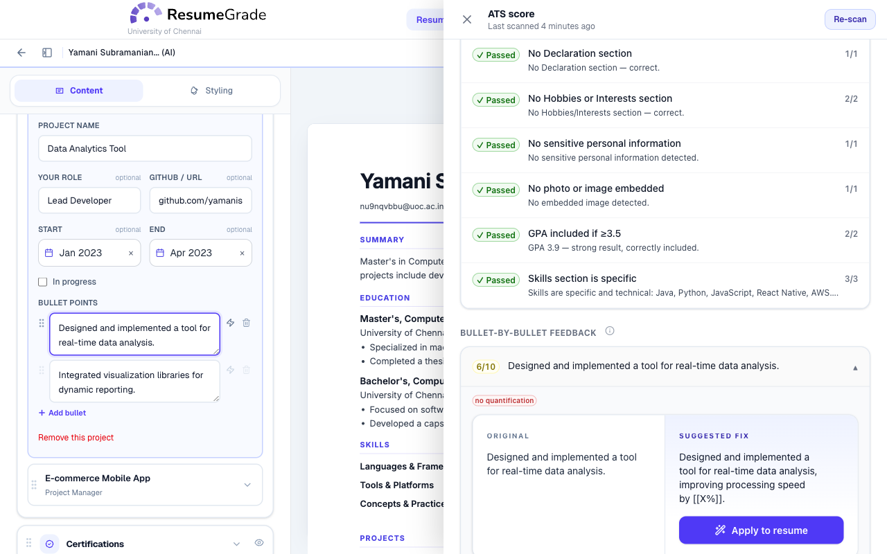 ResumeGrade gallery image