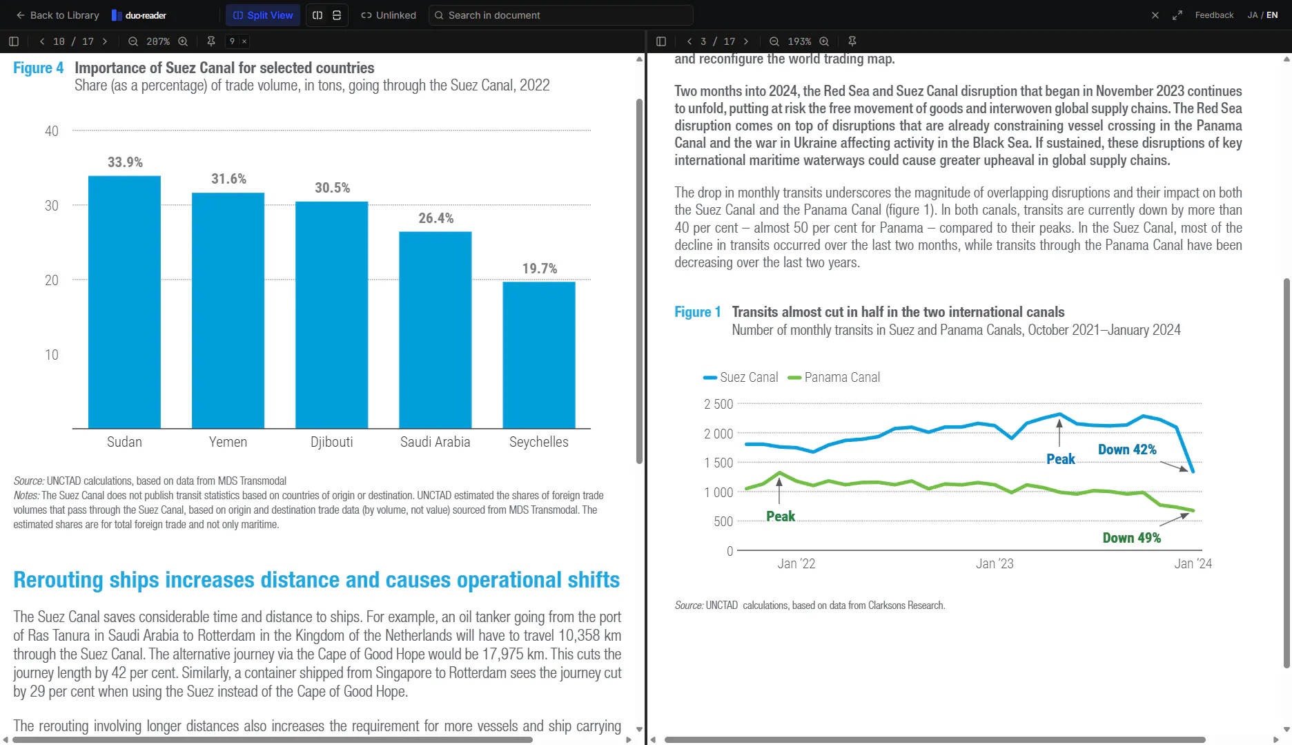 duo·reader— split view for long docs gallery image