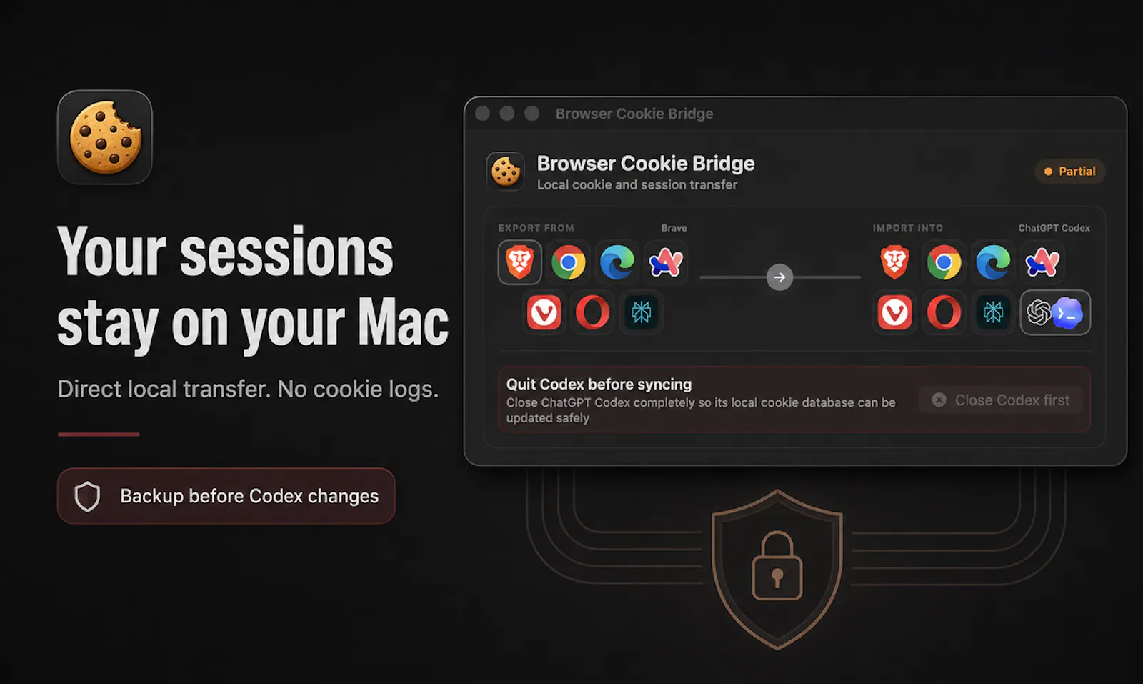 Browser Cookie Bridge screenshot 2