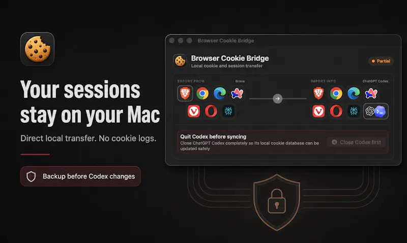 Browser Cookie Bridge screenshot 2