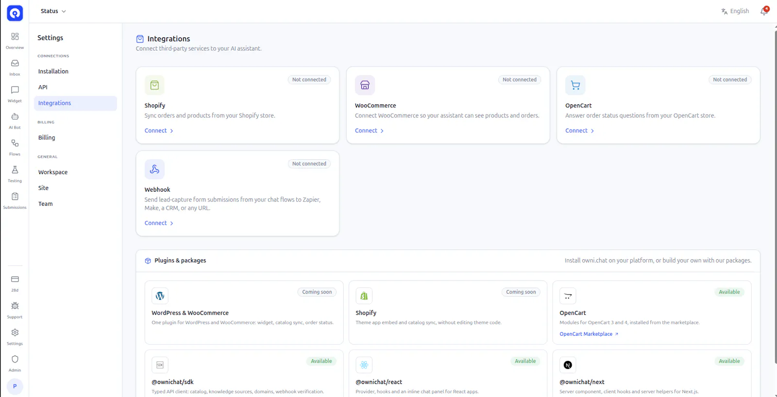 Owni.chat screenshot 2