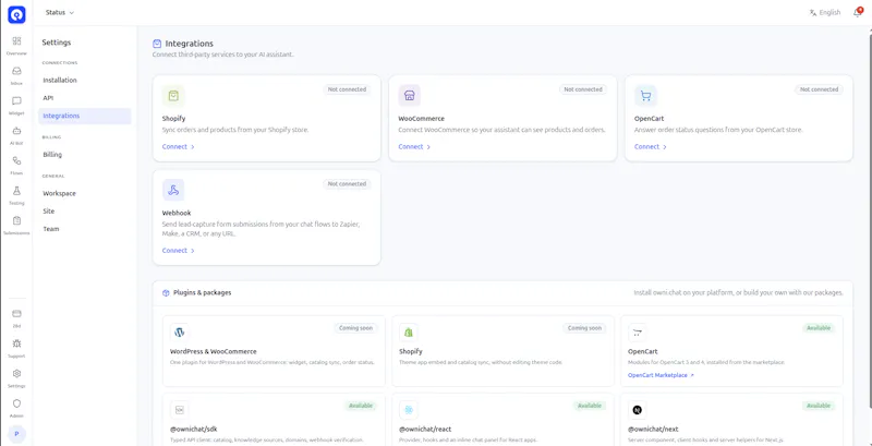 Owni.chat screenshot 2