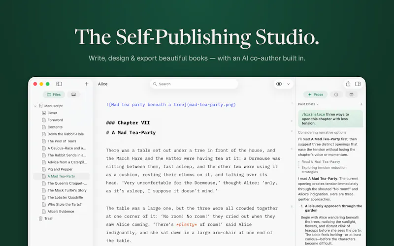 Pinery Prose screenshot 2