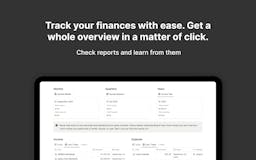 Notion Ultimate Finance Tracker media 3