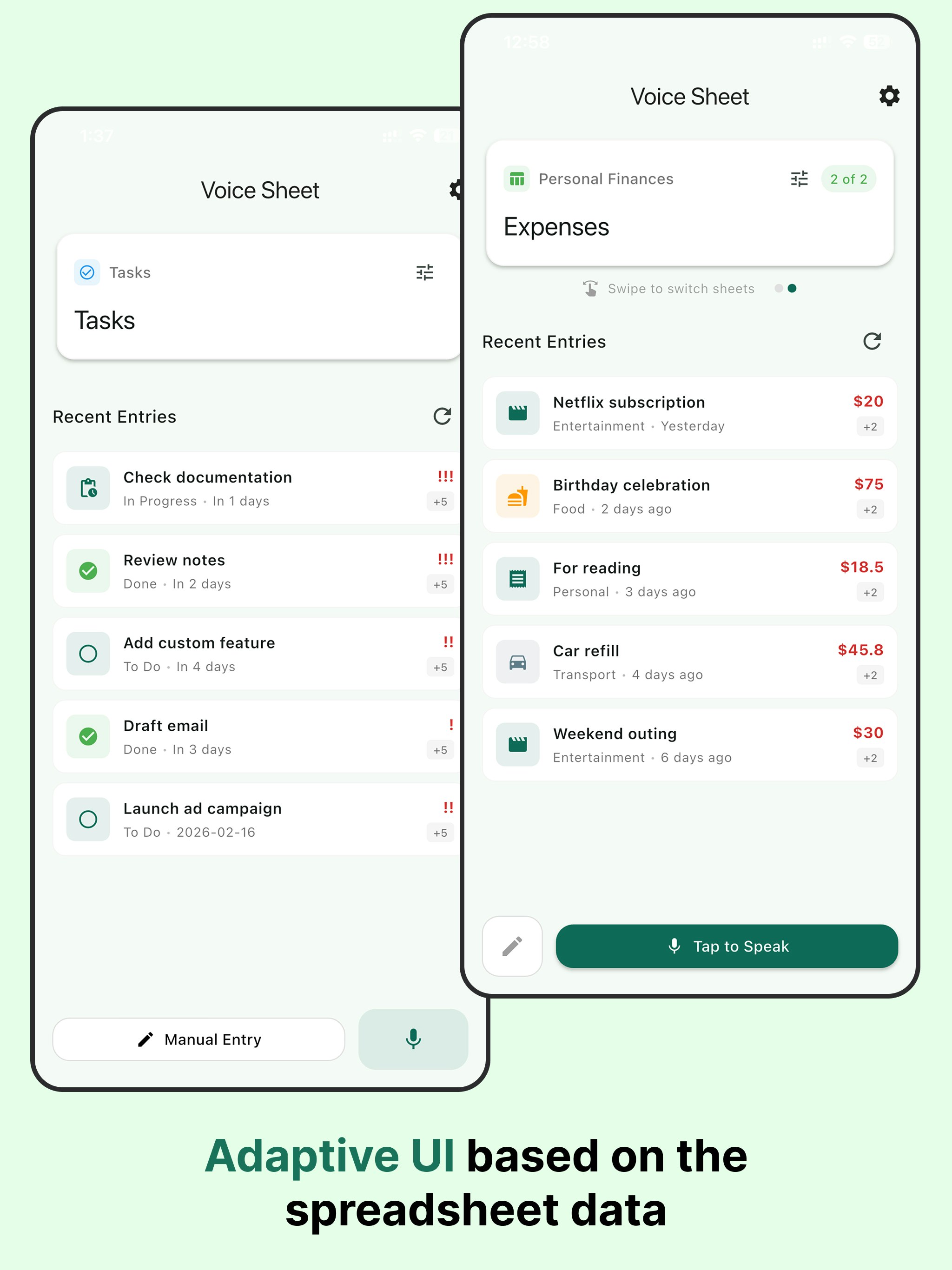 Voice Sheet gallery image