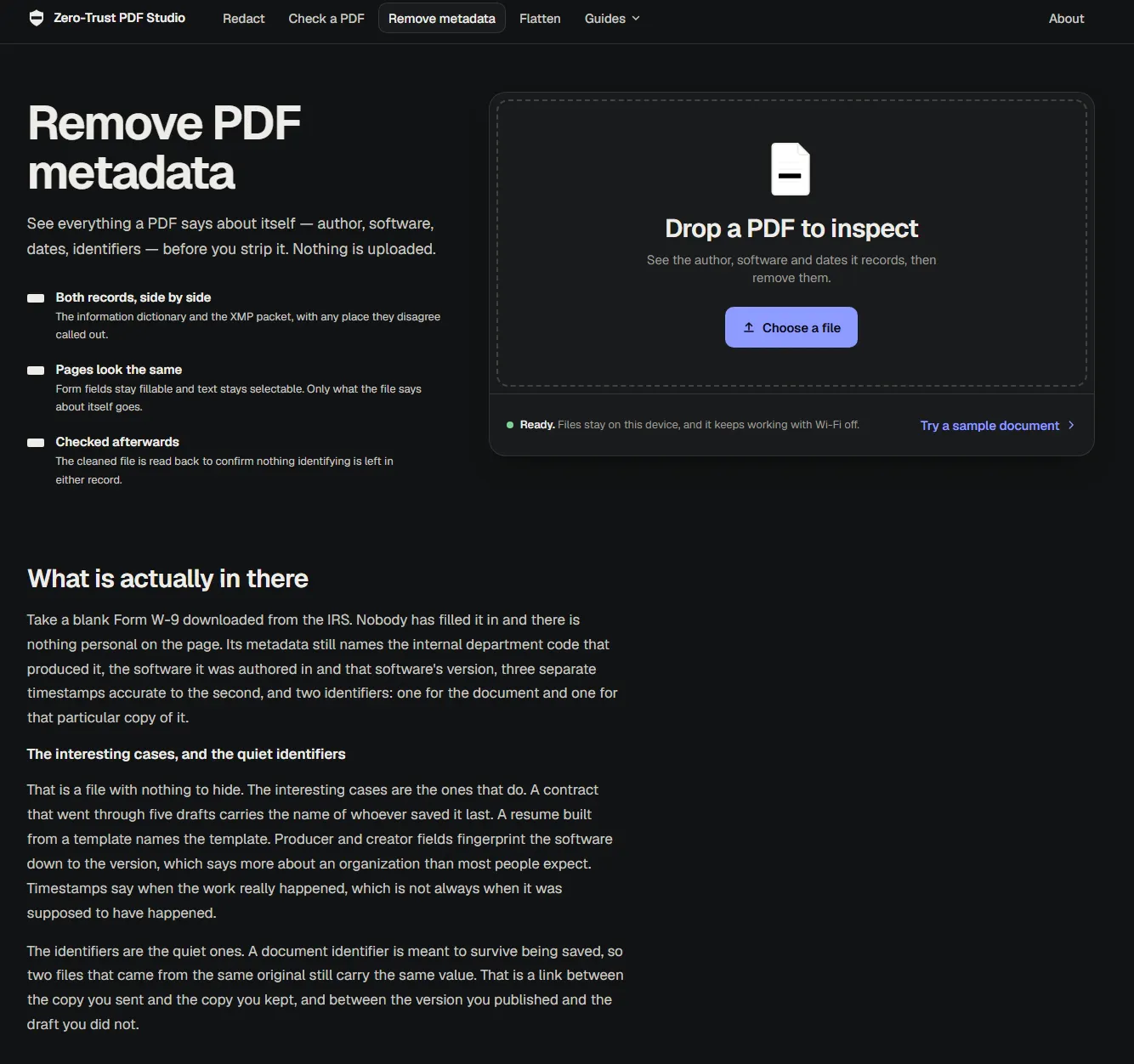 Zero-Trust PDF Studio gallery image