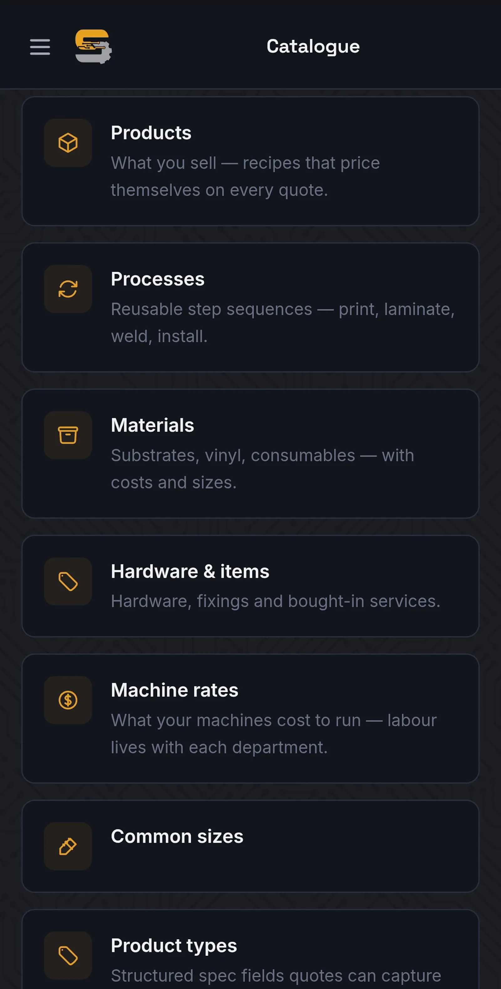 Sign OS screenshot 1