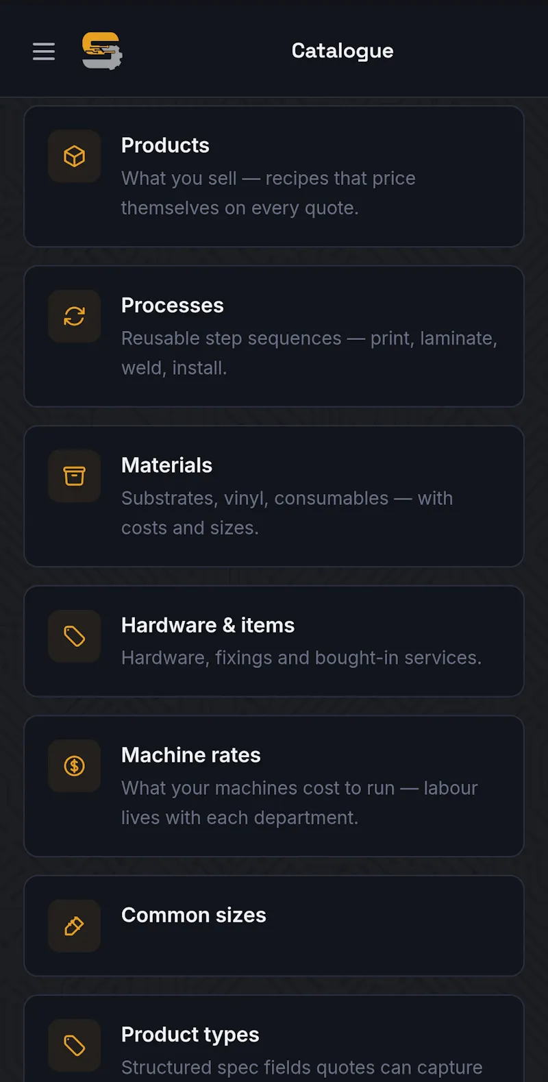 Sign OS screenshot 1