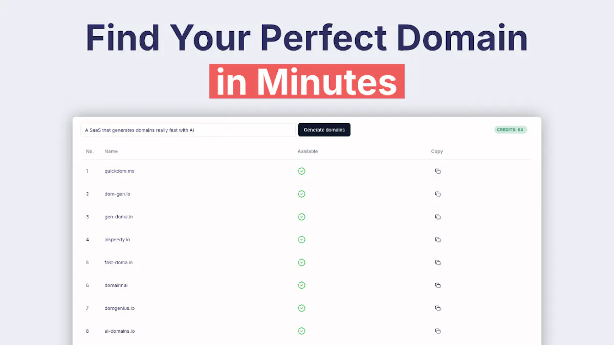 Fast Domain