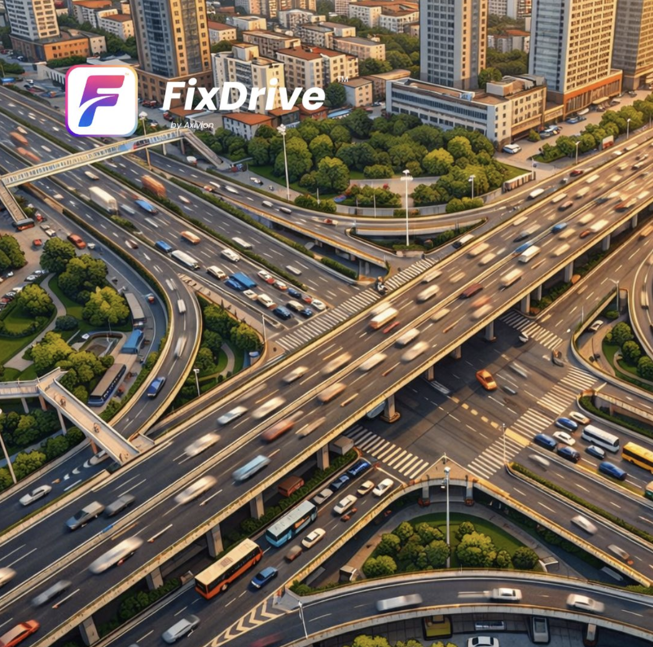 FixDrive - Main product screenshot demonstrating key features and user interface