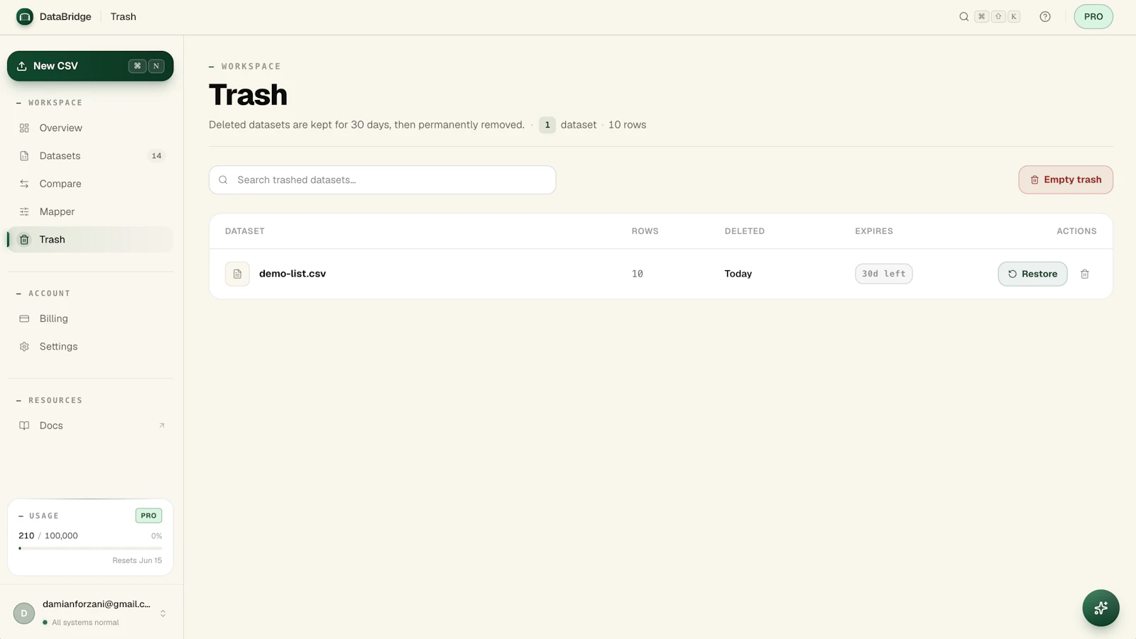 DataBridge screenshot 13