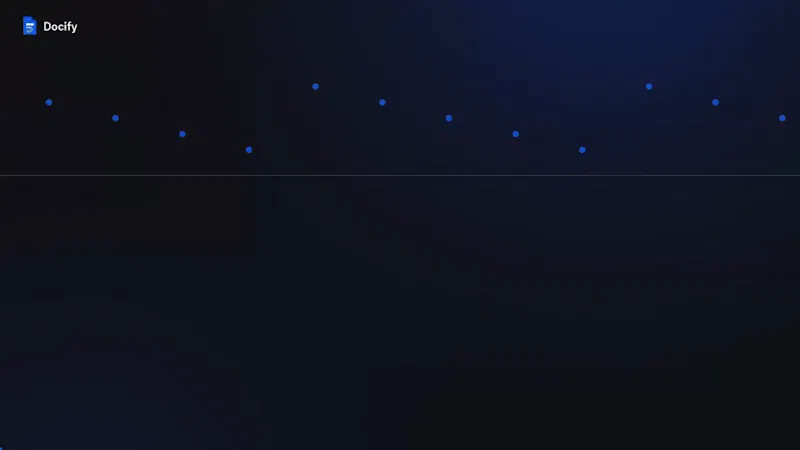 Docify screenshot 1 (video preview)